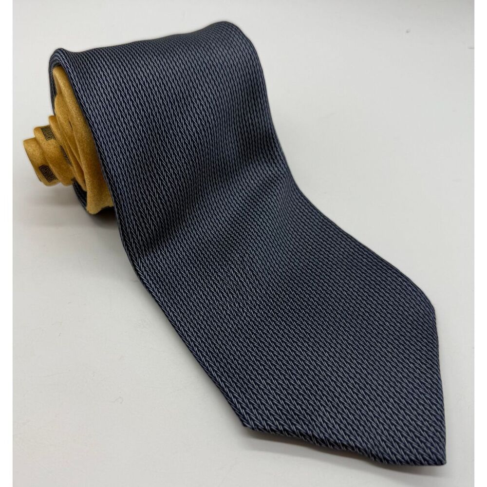 Vintage Gianni Versace‎ Mens Silk Tie 58" X 3 5/8" Made In Italy